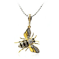 Collier en argent et Zircon (Dallas Prince Designs)
