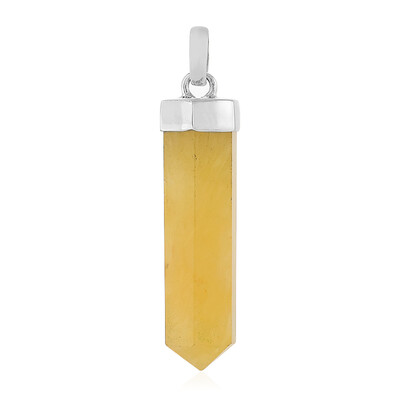 Pendentif en argent et Aventurine jaune