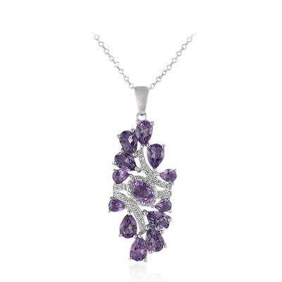 Collier en argent et Améthyste