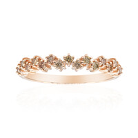 Bague en or et Diamant rose de France SI1 d'Argyle 