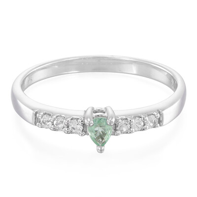 Bague en argent et Tourmaline Paraïba