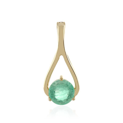 Pendentif en or et Emeraude d'Ethiopie