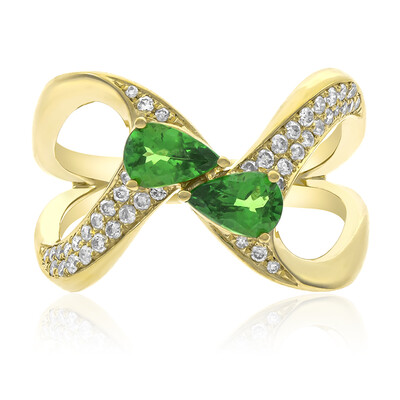 Bague en or et Grenat Tsavorite AAA (CIRARI)