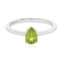 Bague en argent et Péridot