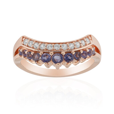 Bague en argent et Iolite