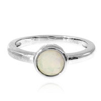 Bague en argent et Opale Welo