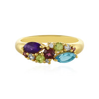 Bague en argent et Améthyste