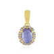 Pendentif en argent et Tanzanite