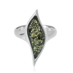 Bague en argent et Ambre baltique