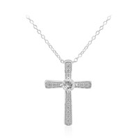 Collier en argent et Topaze blanche