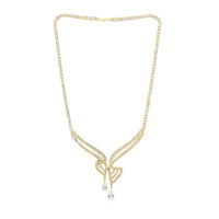 Collier en argent et Topaze blanche