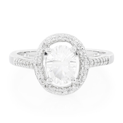 Bague en argent et Pétalite
