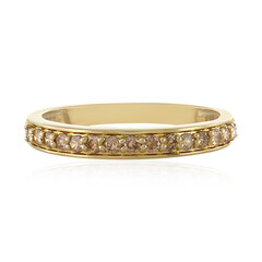 Bague en or et Diamant chocolat I1