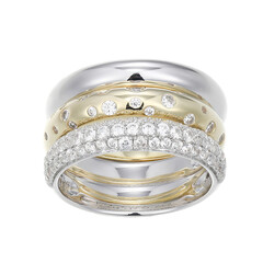Bague en argent et Zircon (Adela Silber)