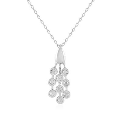Collier en argent et Diamant I2 (J)