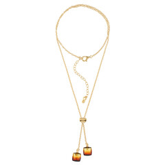 Collier en argent et Ambre de la Baltique Lever du soleil