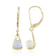 Boucles d'oreilles en or et Opale Welo (Ornaments by de Melo)