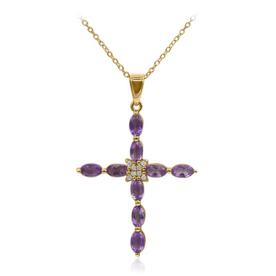 Collier en argent et Améthyste