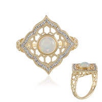 Bague en or et Opale Welo AAA (Ornaments by de Melo)