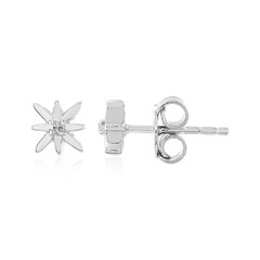 Boucles d'oreilles en argent et Diamant I2 (I)