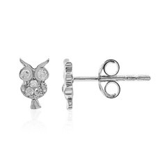 Boucles d'oreilles en argent et Diamant I3 (I)
