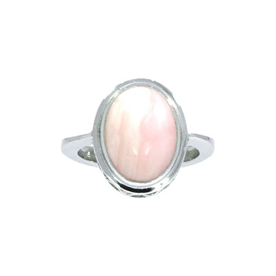 Bague en argent et Opale Angel Skin