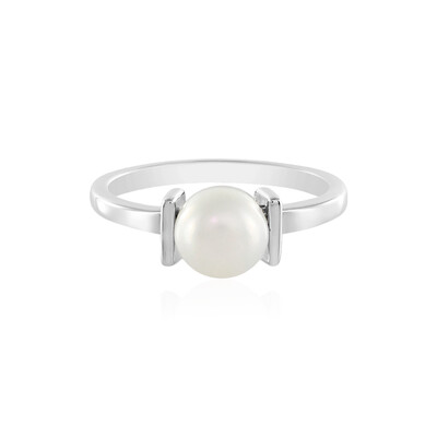 Bague en argent et Perle de culture d'eau douce