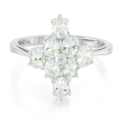 Bague en argent et Tourmaline Paraïba