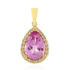 Pendentif en argent et Topaze jubilaire