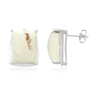 Boucles d'oreilles en argent et Magnésite