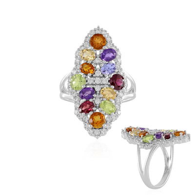 Bague en argent et Améthyste