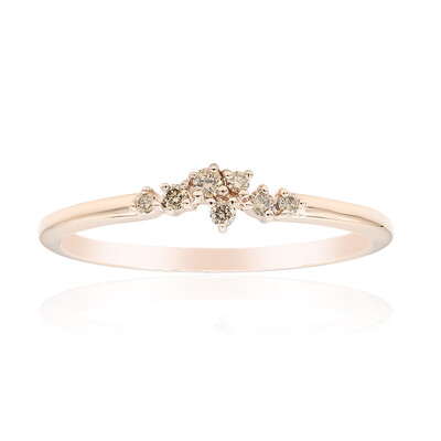 Bague en or et Diamant rose de France SI1 d'Argyle  (Annette)