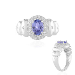 Bague en argent et Tanzanite (de Melo)