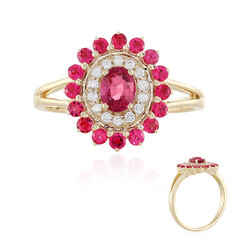 Bague en or et Spinelle rose (Adela Gold)