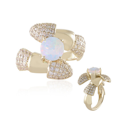 Bague en or et Opale Welo (de Melo)