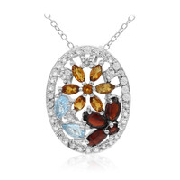 Collier en argent et Grenat