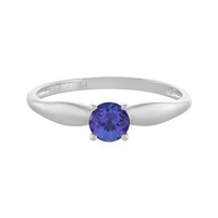 Bague en platine et Tanzanite AAA