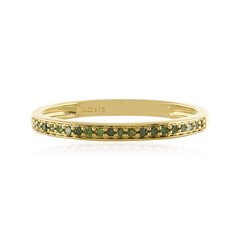 Bague en or et Diamant vert I4
