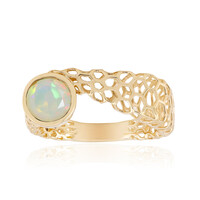 Bague en or et Opale Welo AAA (Ornaments by de Melo)