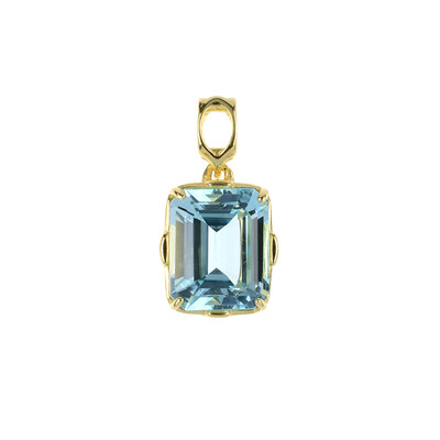 Pendentif en or et Topaze bleu ciel (dagen)