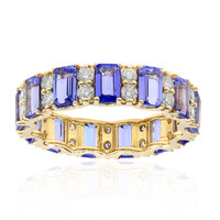 Bague en or et Tanzanite AAA (CIRARI)