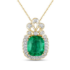 Collier en or et Emeraude d'Ethiopie (SUHANA)