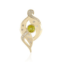 Pendentif en or et Sphène (de Melo)