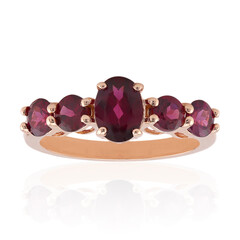 Bague en argent et Grenat Rhodolite