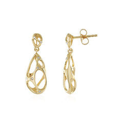 Boucles d'oreilles en argent et Diamant I2 (J)