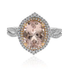 Bague en or et Morganite AAA (CIRARI)