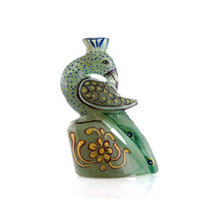 Figurine et Aventurine verte