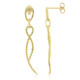 Boucles d'oreilles en argent et Diamant fantaisie