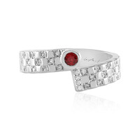 Bague en argent et Rubis de Tanzanie (de Melo)