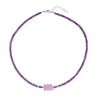 Collier en argent et Améthyste